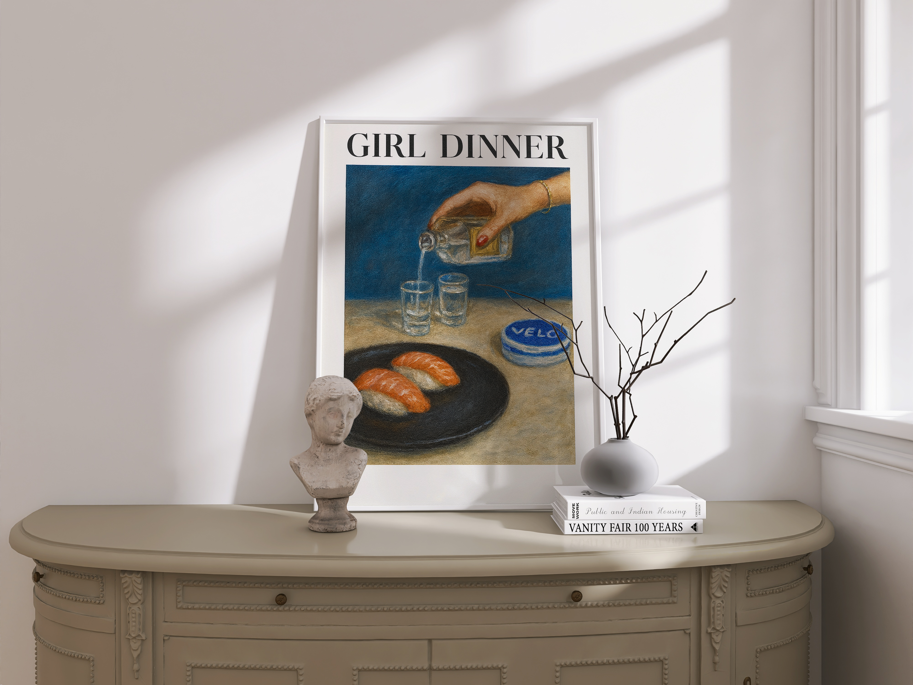 "GIRL DINNER" POSTER