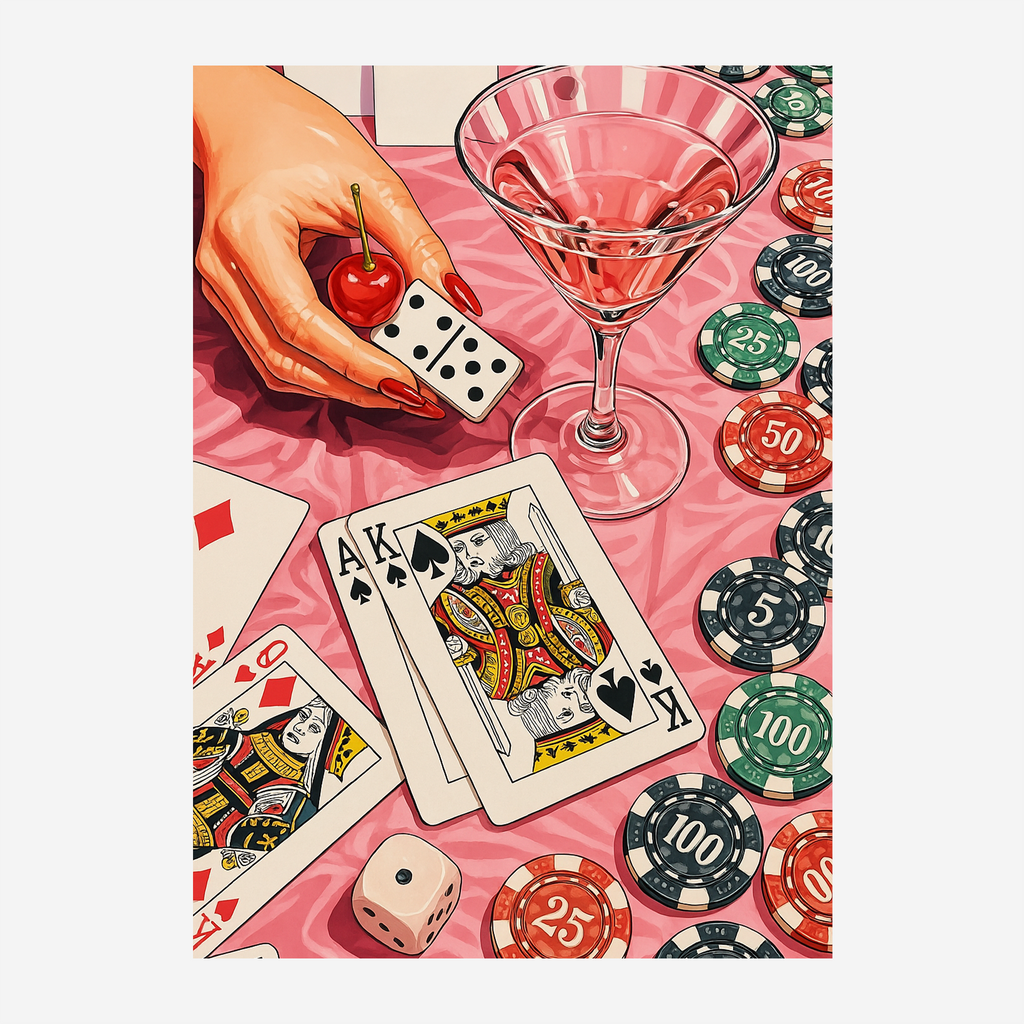 "POKER NIGHT" POSTER