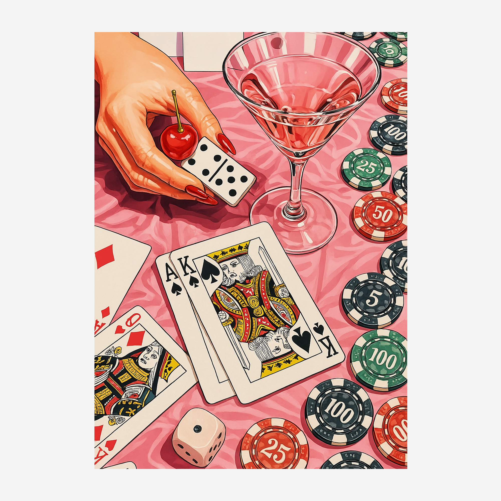 "POKER NIGHT" POSTER