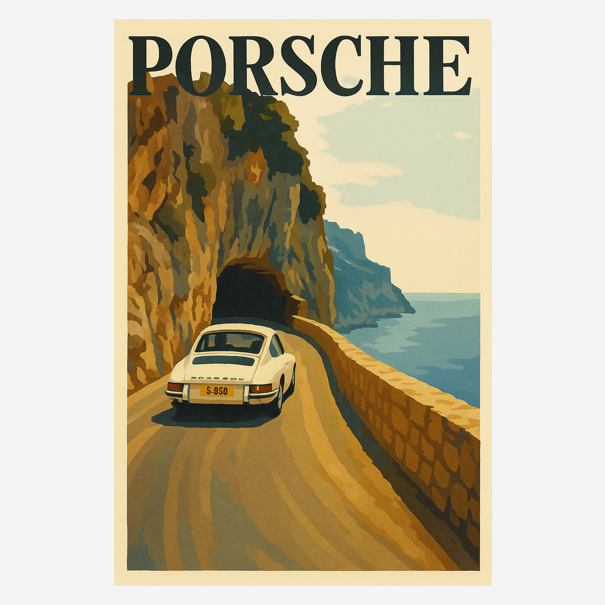 "PORSCHE" POSTER