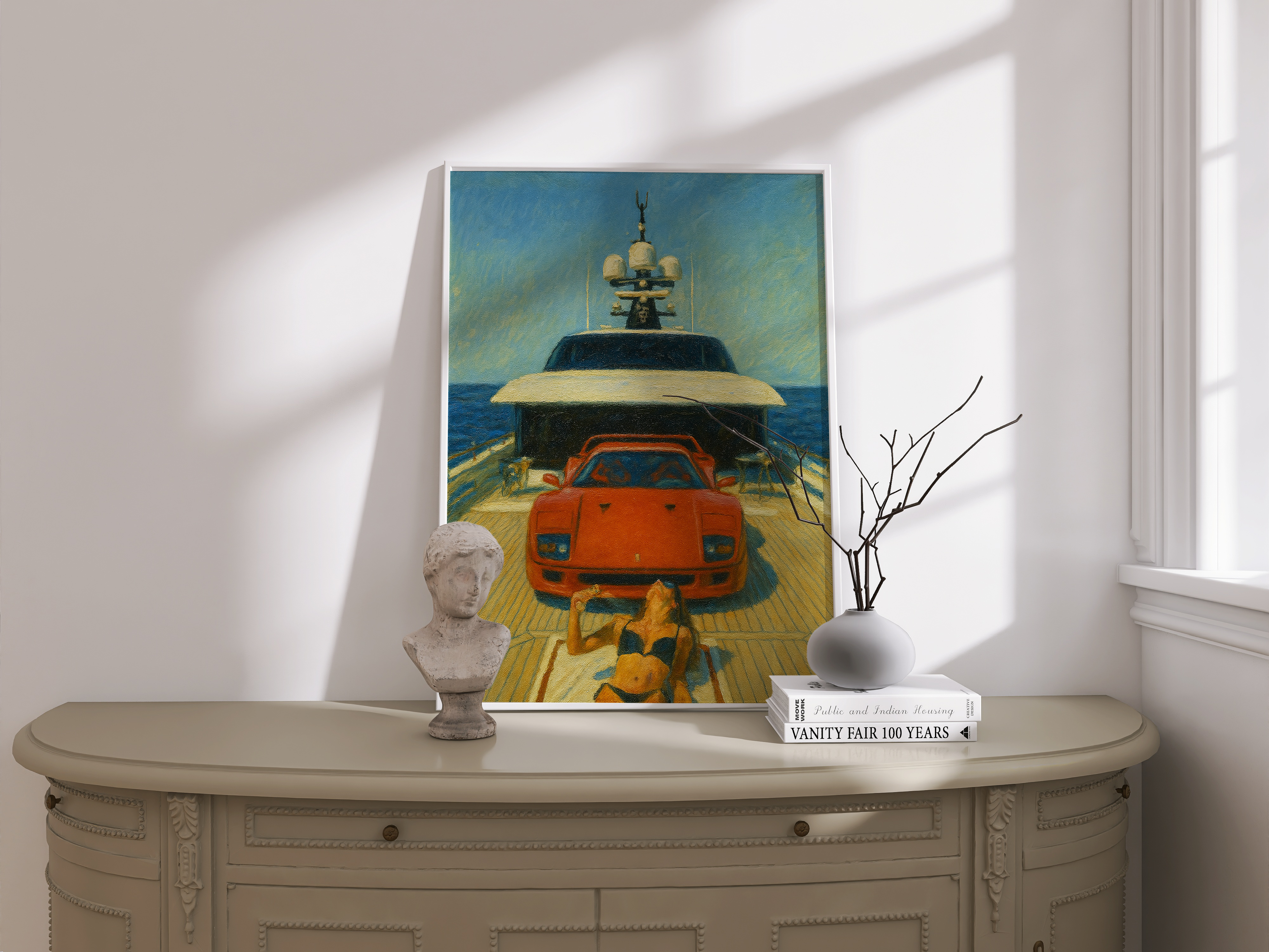 "THE YACHT" POSTER