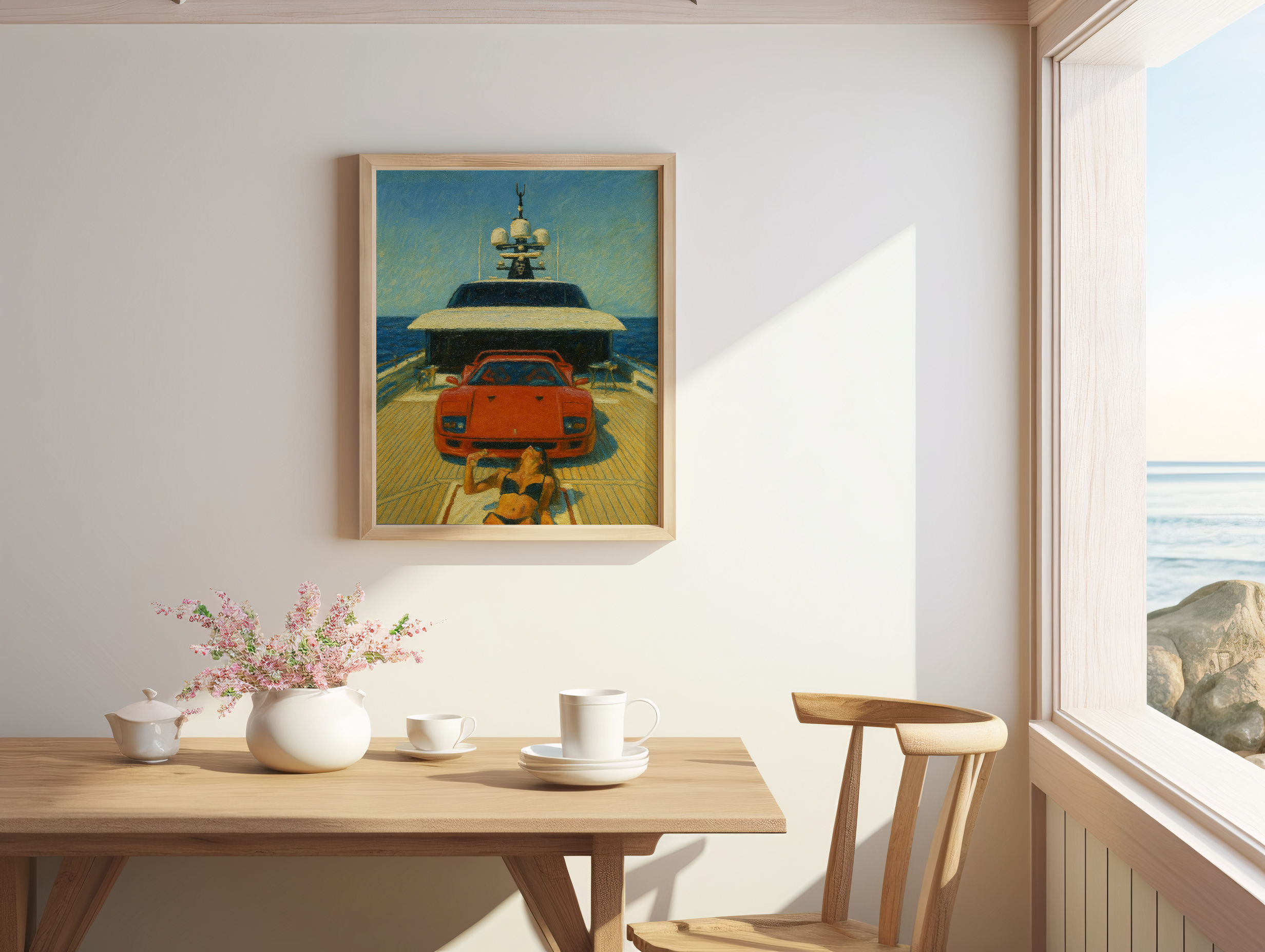 "THE YACHT" POSTER