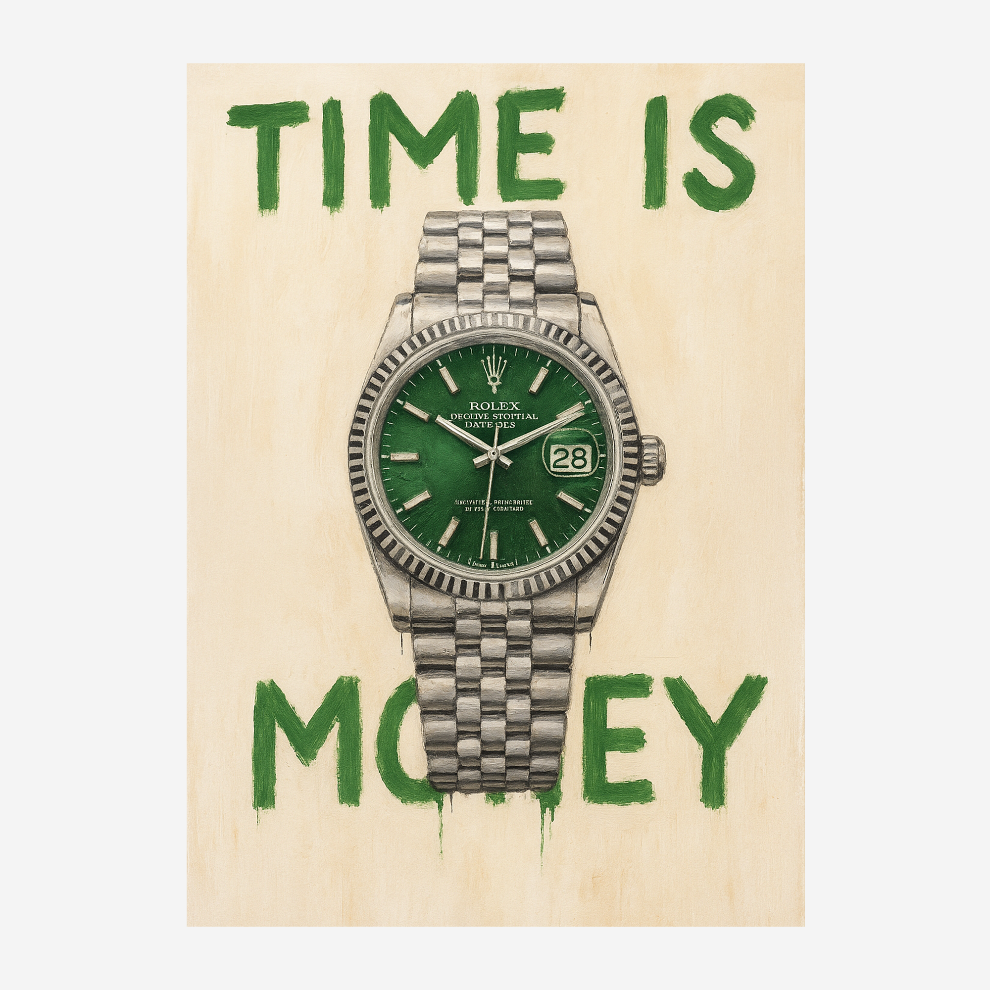 "TIME IS MONEY" POSTER