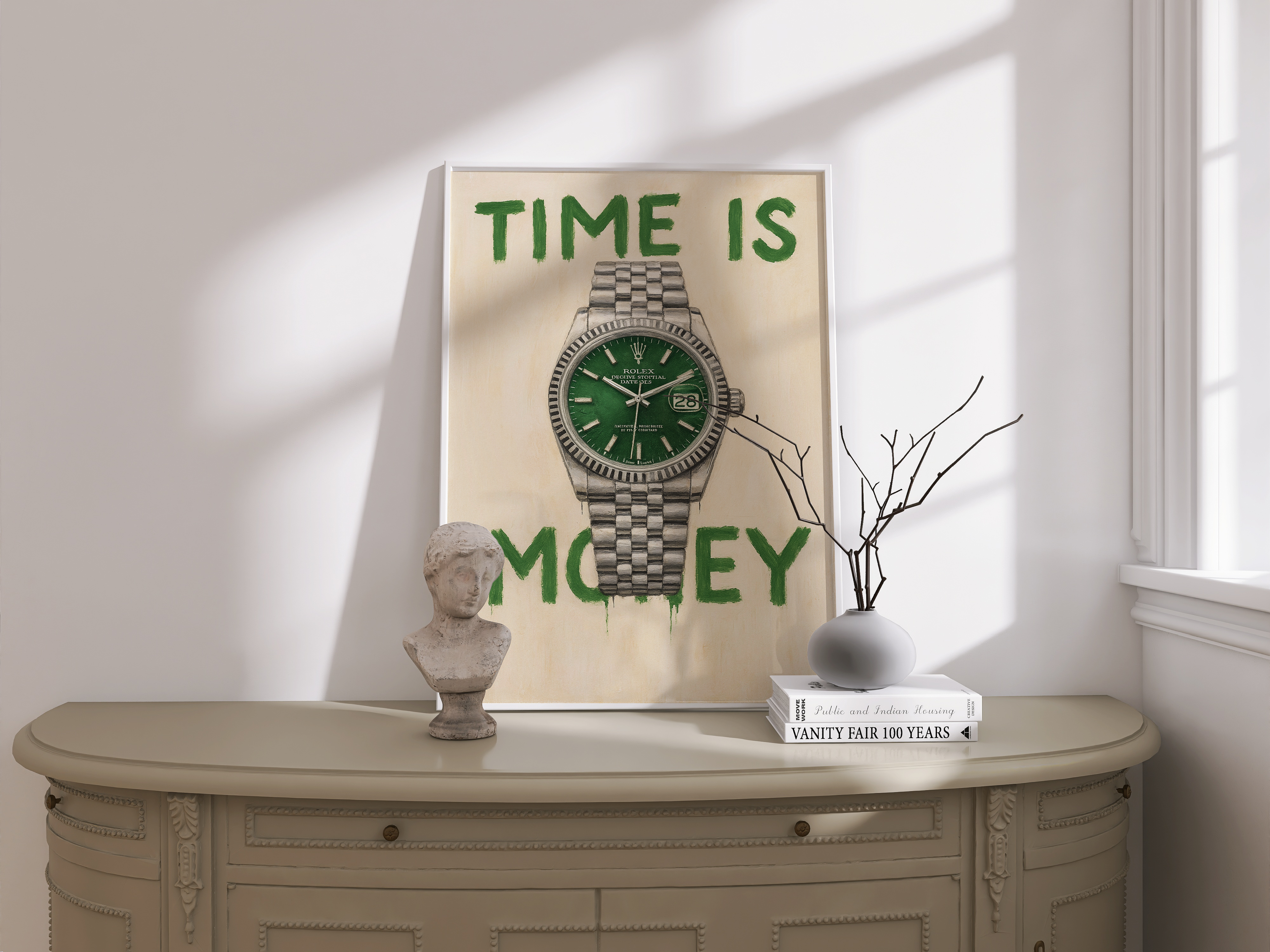 "TIME IS MONEY" POSTER