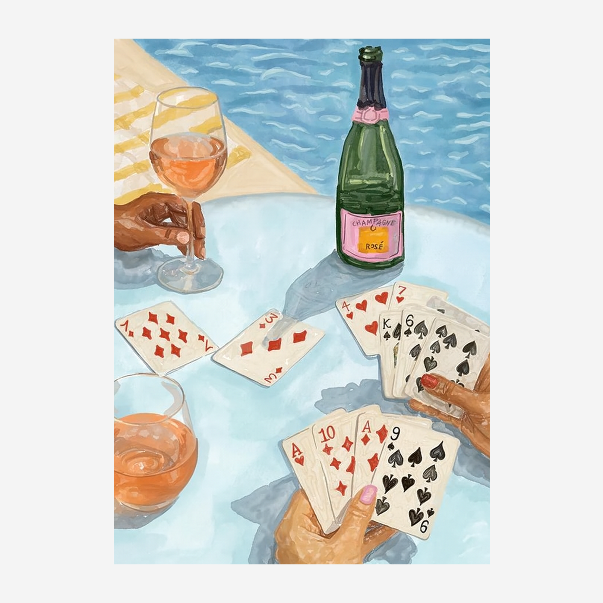 "WINE DATE" POSTER