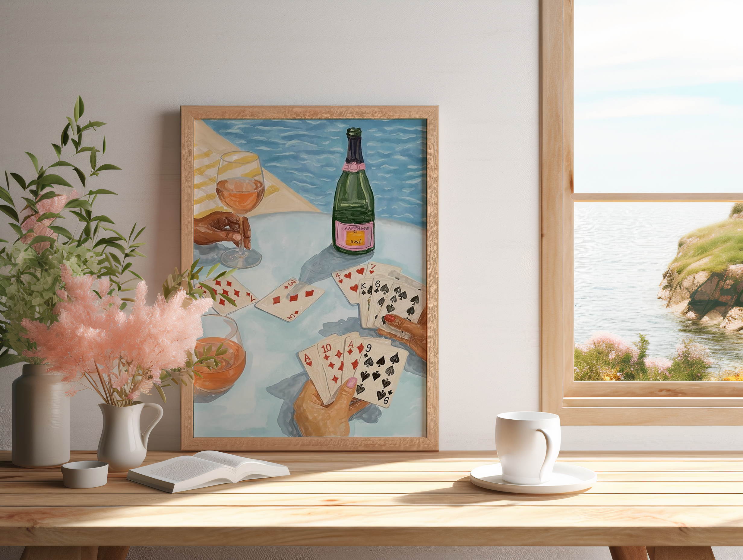 "WINE DATE" POSTER